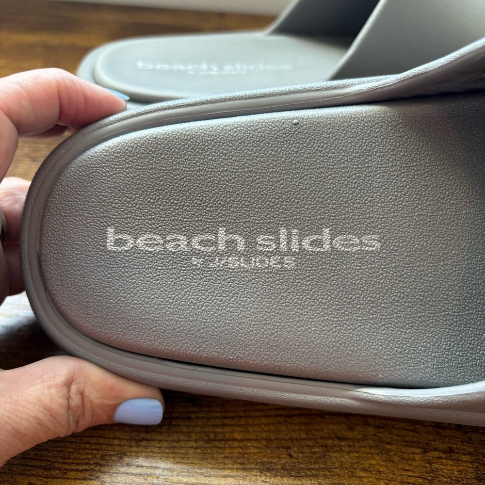 J/Slides SQUISH Gray EVA Squish Open Toe Slide Women's Size 10 NEW in Box Beach - Picture 8 of 14